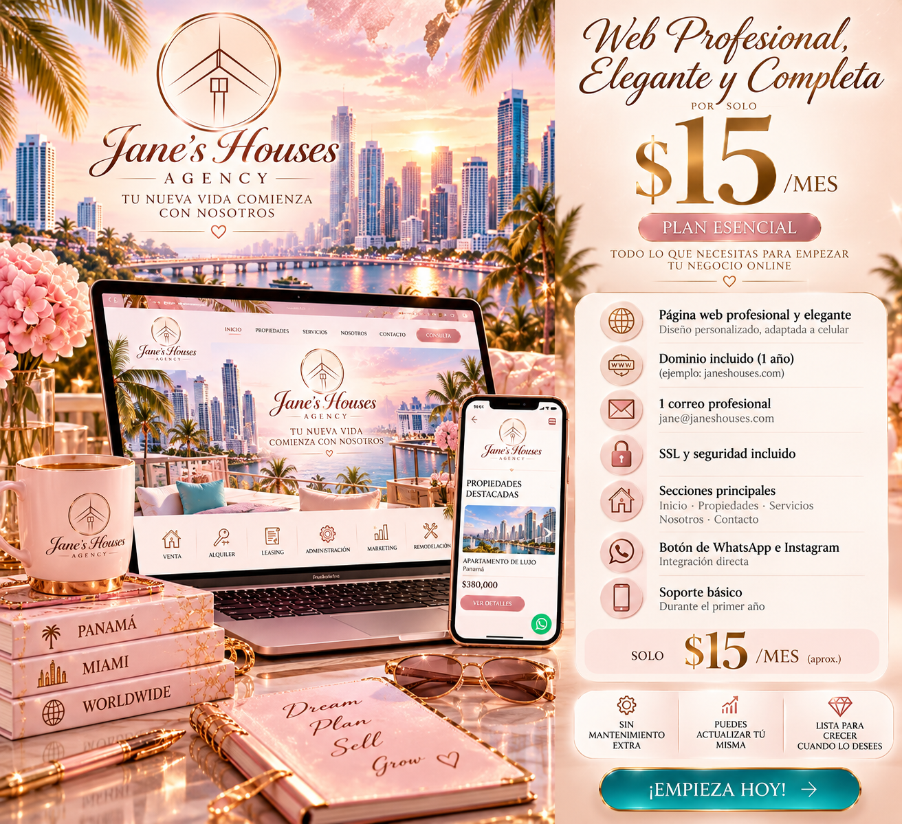 Jane's Houses Agency — Panamá, Miami y Worldwide